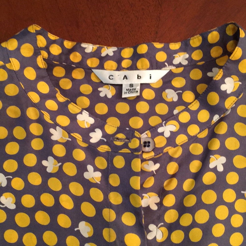 💛CAbi💛EUC 100% silk Top